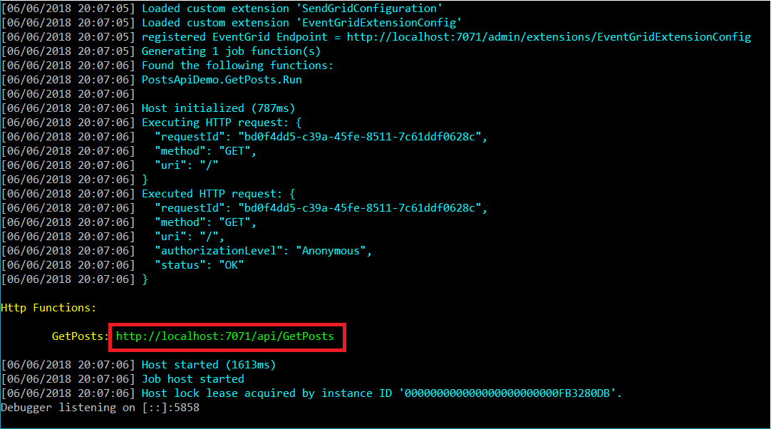 Function Debugging