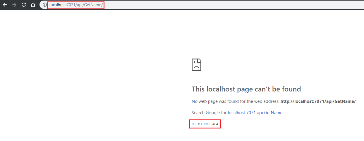 Route Parameter 404